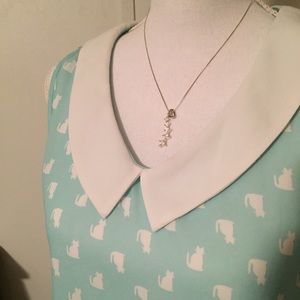 Forever 21 Cats Sleeveless Shirt Large